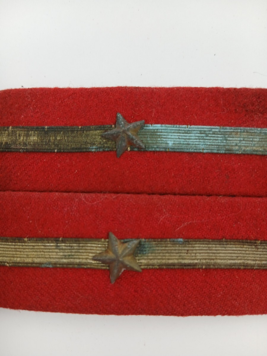 希少 当時物 陸軍海軍旧日本軍【階級章】肩章 略綬板 勲章 大尉 中尉
