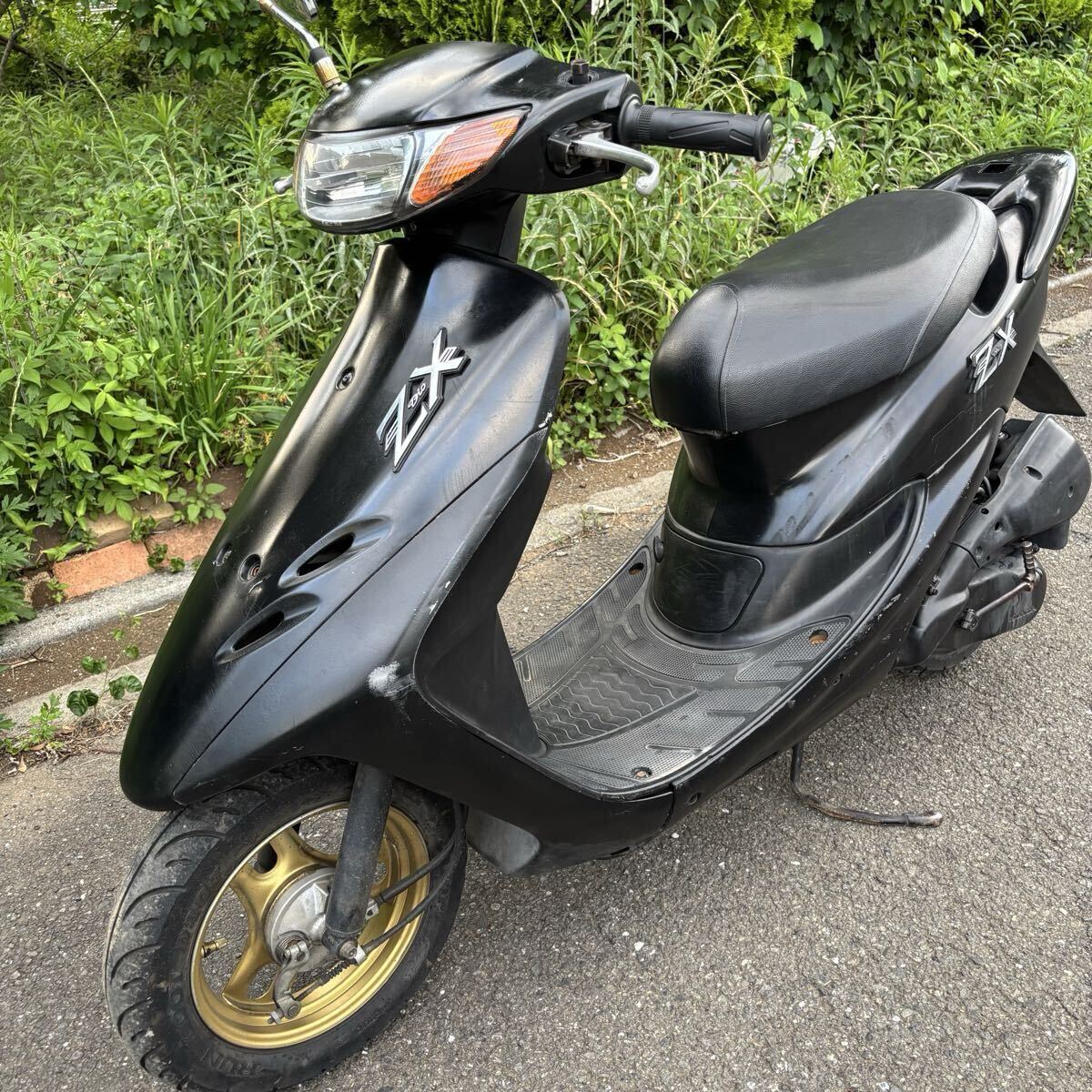 ライブディオ ZX仕様 AF34 不動車 レストアベース 部品取りに 2スト 黒