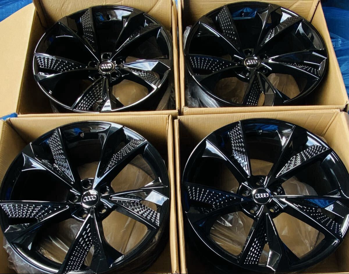 即決◇美品◇アウディ A4 Q5 A6 A8 OZ ホイール18インチ4本セット AUDI 