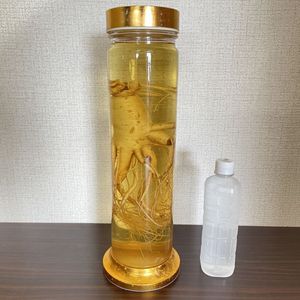 飲料 高麗人参酒 朝鮮人参 レトロ ヴィンテージボトル 古酒 大ボトル