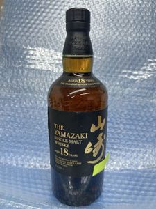 山崎 18年(箱無し)の平均価格は86,741円｜ウイスキーの価格相場・買取価格