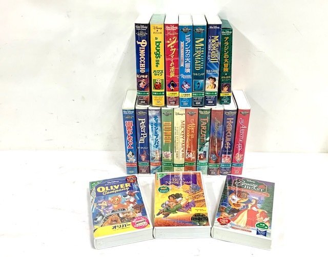 ディズニー VHS 46本まとめ売り 約18万円相当！！ ディズニー VHS 46本