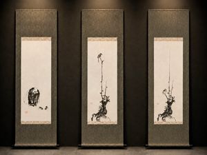 枯木鳴鵙図の値段と価格推移は？｜3件の売買データから枯木鳴鵙図の