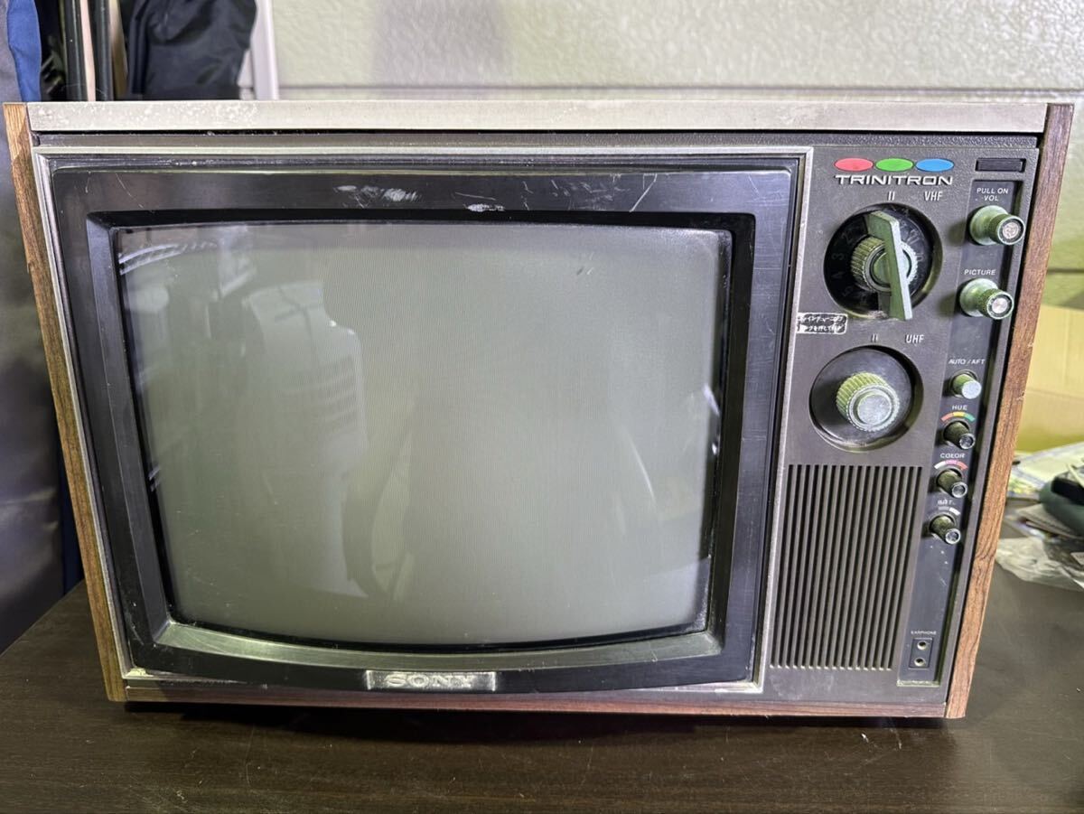 S】 希少♪ 現状品 SONY ソニー トリニトロン ブラウン管TV レトロ S
