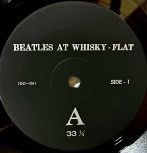 75位 THE BEATLES / BEATLES AT WHISKY-FLAT 初期のOG・レーベル　IN ATLANTA WHISKEY FLAT レ