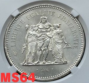 フランス 銀貨 50フランの値段と価格推移は？｜16件の売買データから