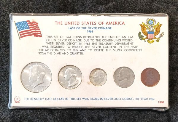 1964年 5セントの値段と価格推移は？｜20件の売買データから1964年 5