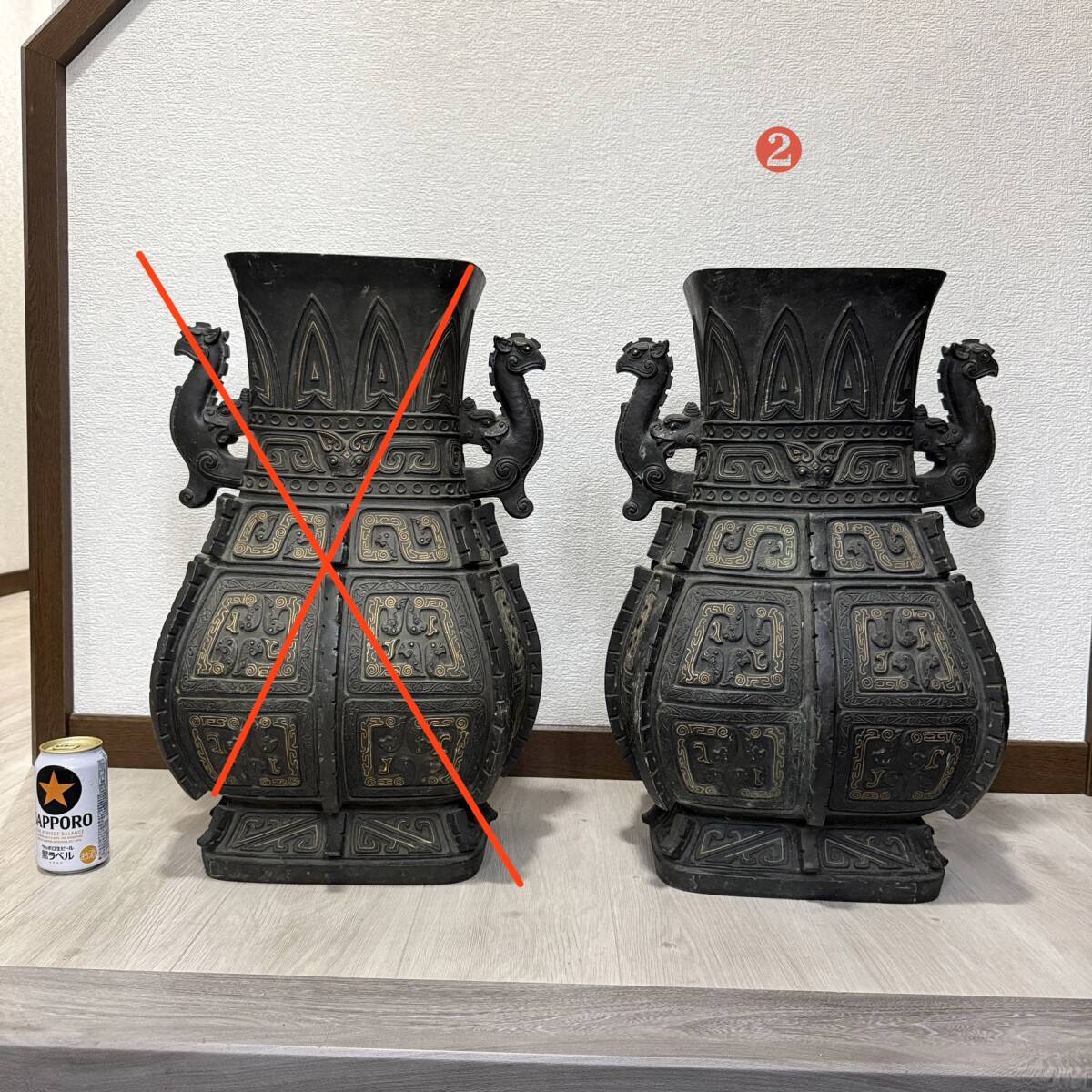 中国骨董 壺 大型 高さ 29センチ 大壺の値段と価格推移は？｜72件の売買データから大壺の価値がわかる