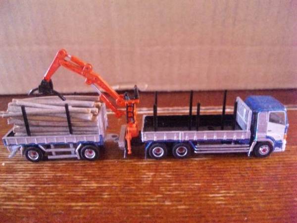 トラコレ改造グラプロ木材運搬車フルトレーラー トラック トレーラー 売買されたオークション情報 Yahooの商品情報をアーカイブ公開 オークファン Aucfan Com