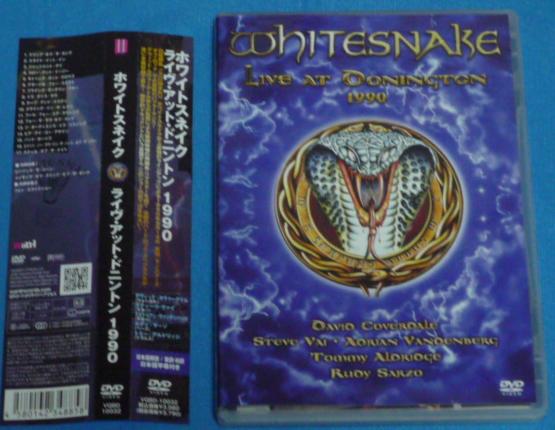 WHITESNAKE - LIVE AT DONINGTON 1990 - 日本語字幕付DVD1枚帯付_1