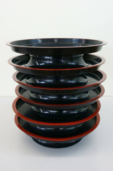 卓上回転台　食卓ターンテーブル　直径３６ｃｍ６枚セット中古_3