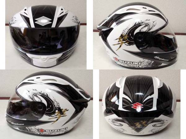 USA. アメリカ スズキ純正 GSX1300R ハヤブサ 隼 ヘルメット 白(スズキ