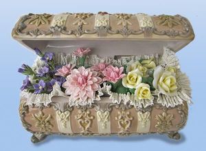 リヤドロ LLADRO 「フラワーチェスト」 新品！ リヤドロ LLADRO