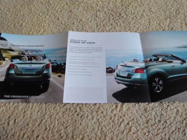 逆輸入車 Us日産ムラーノ クロスカブリオレ ポスターカタログ その他 売買されたオークション情報 Yahooの商品情報をアーカイブ公開 オークファン Aucfan Com