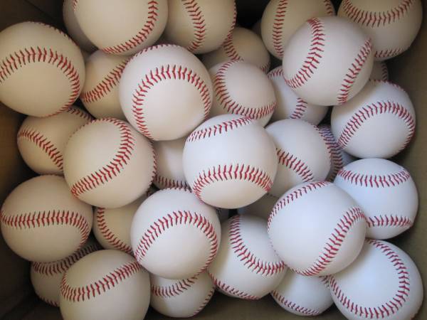 【未使用品】硬いサイン用野球ボール70個+αイベントお祭り景品_1