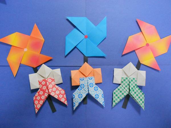 折り紙 やっこさん 風車 お正月飾り 検 壁面飾り 幼稚園 折り紙 千代紙 売買されたオークション情報 Yahooの商品情報をアーカイブ公開 オークファン Aucfan Com