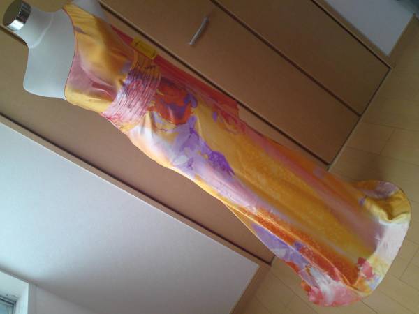 LA新入荷!MARIA BONITA USA ワンショルダーロングドレス　S OR