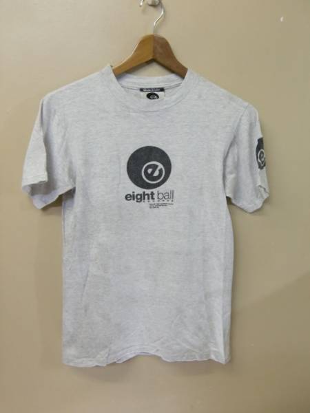 eight ball RECORDS エイトボール レコード Tシャツ GY S レア 