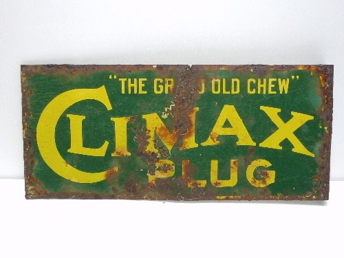  CLIMAX PLUG ビンテージ 看板 プラグ 両面プリント USA インテリア ディスプレイ ガレージに(看板)｜売買されたオークション情報、yahooの商品情報をアーカイブ公開 - オークファン 看板
