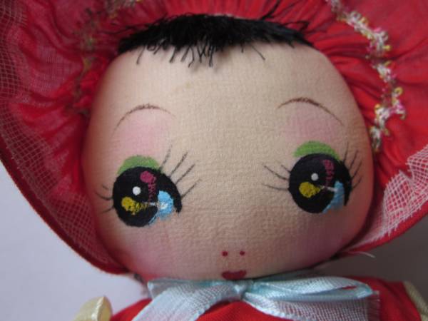 50年代 当時物古い【文化人形】抱き人形アンティークポーズ(人形