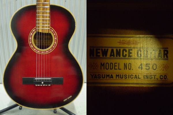 幻の逸品 60's YASUMA newance guitar silver deluxe №.450(本体