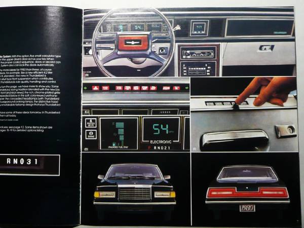 ★1979年【サンダーバード】米カタログ《1980 Thunderbird》_2