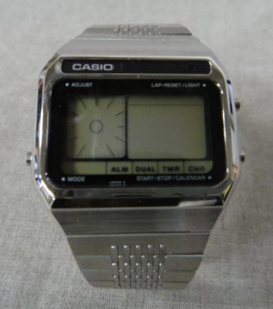 古いデジタル腕時計 カシオCASIO AX-510未使用経年保管ジャンク(カシオ