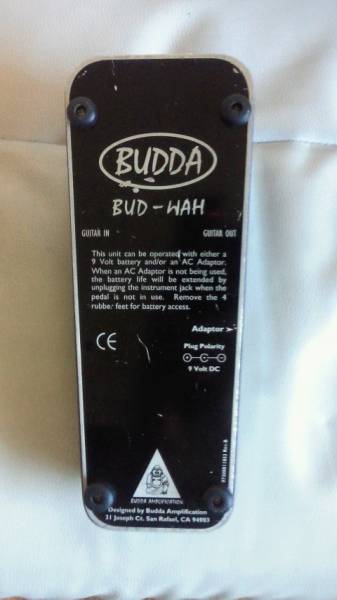 BUDDA 初期 ワウ Wah BUDDA BUD-Wah 初期型黒ラベル
