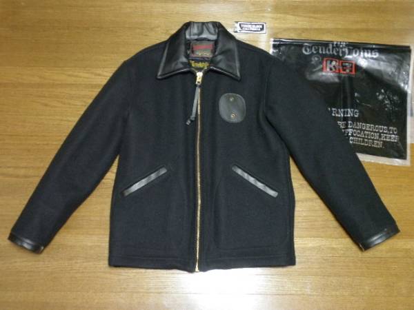 美品 tenderloin テンダーロイン ポリスマンジャケット ブラック 