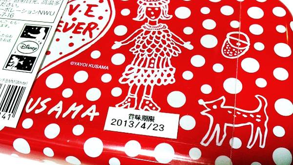 草間彌生 ディズニー110周年限定ミッキーミニーチョコクランチ缶(美術