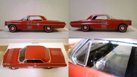 ERTLアーテル製/'62 Pontiacポンティアック カタリナ赤 1/18(アーテル