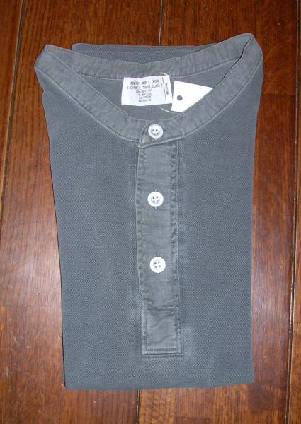 1494 M HOUSTON 鹿の子ヘンリー 半袖Ｔシャツ(swe.army.type)