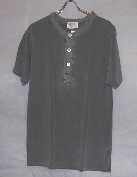 1494 M HOUSTON 鹿の子ヘンリー 半袖Ｔシャツ(swe.army.type)