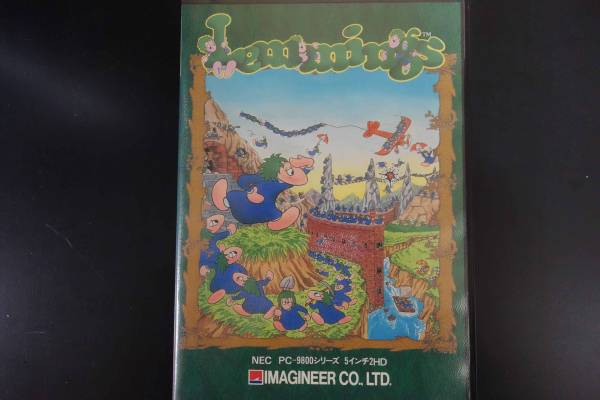 ☆ PC-98用アクションパズル「レミングス(Lemmings)」5インチ2HD 