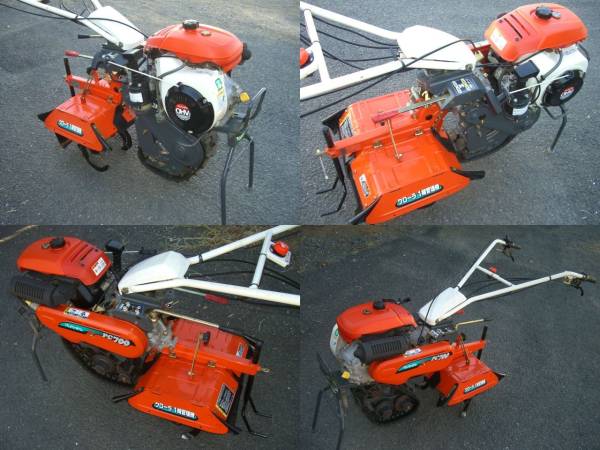 クボタ□クローラ式□1輪管理機□耕運機□PC700□中古品！(車体