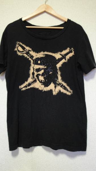 ROENロエン☆パイレーツTシャツ☆ラインストーンドクロスカル Roen（T