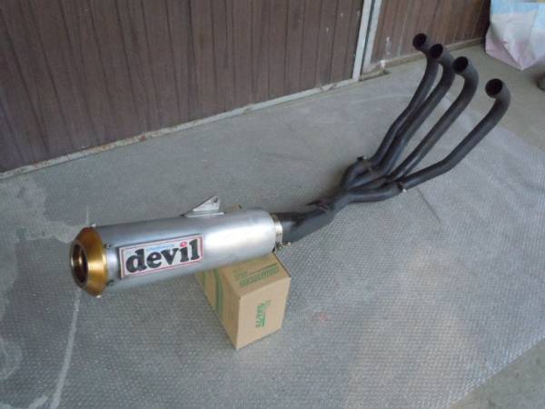 GPZ900R デビルDEVIL4-1 GG管 中古品(マフラー本体（社外）)｜売買され