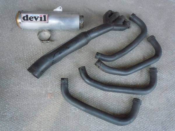 GPZ900R デビルDEVIL4-1 GG管 中古品(マフラー本体（社外）)｜売買され