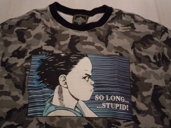 レアAKIRA×DUB FACTORY 鉄雄. Tシャツ USED(イラスト、キャラクター