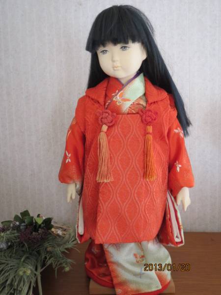 ☆市松人形☆島村龍児☆経年による色褪せ有☆(市松人形)｜売買された