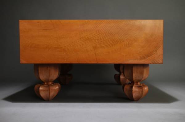 本榧 4寸碁盤 木裏② 追加画像】 囲碁