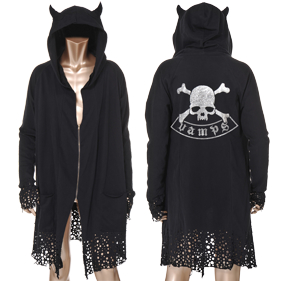 ◆激レア◆直筆サイン入り◆VAMPS ハロパ2011 パーカー　HYDE VAMPS 2011 ハロウィン デビルコート マント パーカー HYDE(L'Arc-en