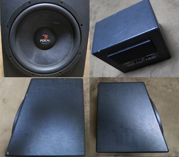 MHZ-320 アンプ付き ウーハー320w maverick focal 12インチ 