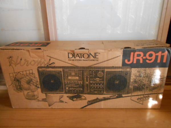 極希少品　レア　DIATONE JR-911　三菱電機 　ダイヤトーン せ-8(通電、受信確認 、現状、即発送） 希少 レトロ DIATONE ダイヤ