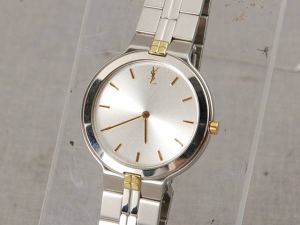 V-H101 YSL イヴサンローラン 腕時計 9620-H13821 紳士用 箱入(男性用