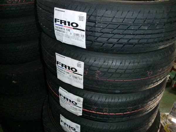 ファイアストン155/65R13 FR10新品４本セット_1