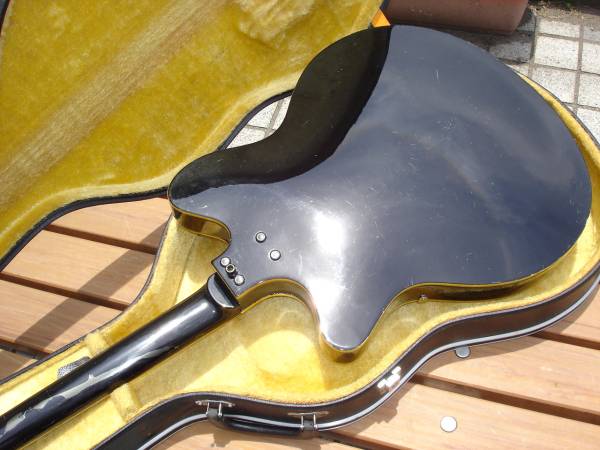 ♪ 1966年製 Guyatone SG-12T グヤトーン セミアコ レアカラー黒(本体