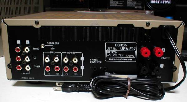 DENON 綺麗 MMフォノイコライザー付き プリメインアンプ UPA-F07(DENON