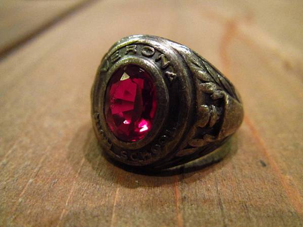 ビンテージ60's70's★カレッジリング★50's80'sアメカジ指輪古着