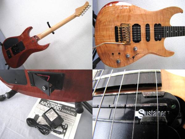 フェルナンデス サスティナー搭載ギター ◇ FERNANDES FR-155S サスティナー搭載ギター AC付き